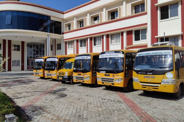 Transport facilities at Greenfield Chennai International School